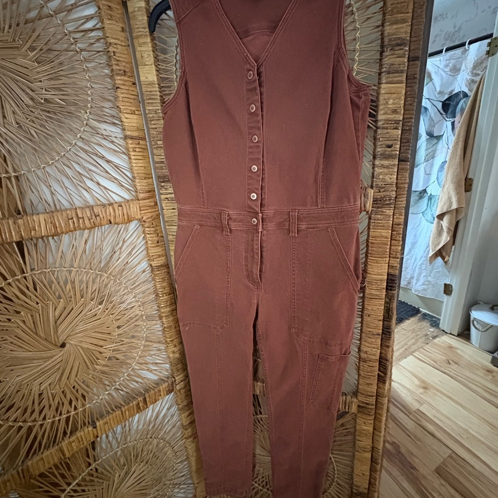Duluth Trading Co Rust Jumpsuit